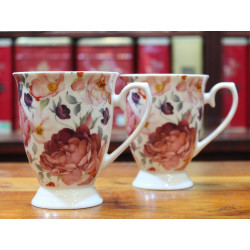 Coffret Mugs Roses - Compagnie Anglaise des Thés