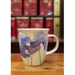 Mug Dunoon Fleurs bleues - Compagnie Anglaise des Thés
