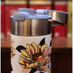 Thermos Fleurs blanches 50cl - Compagnie Anglaise des Thés