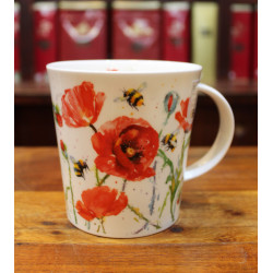 Mug Dunoon champ coquelicot - Compagnie Anglaise des Thés