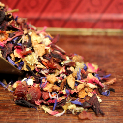 Infusion HIBISCUS, ORANGE SANGUINE, MANGUE en Vrac - Infusion LAGON BLEU - Compagnie Anglaise des Thés