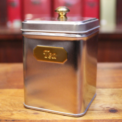 Boîte Tea Argentée - Compagnie Anglaise des Thés