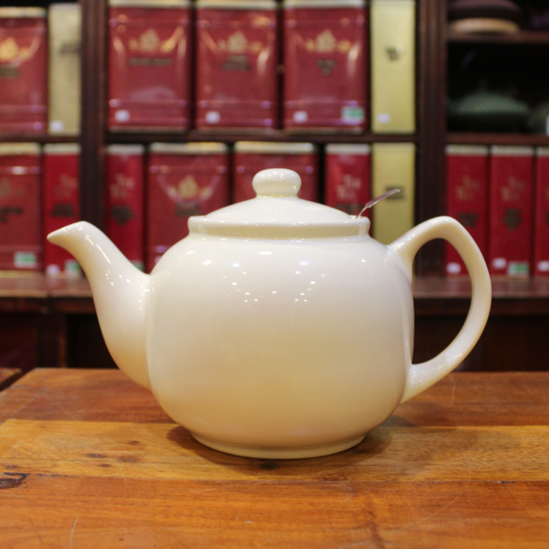 Théière Blanc Crème 1,2l - Compagnie Anglaise des Thés