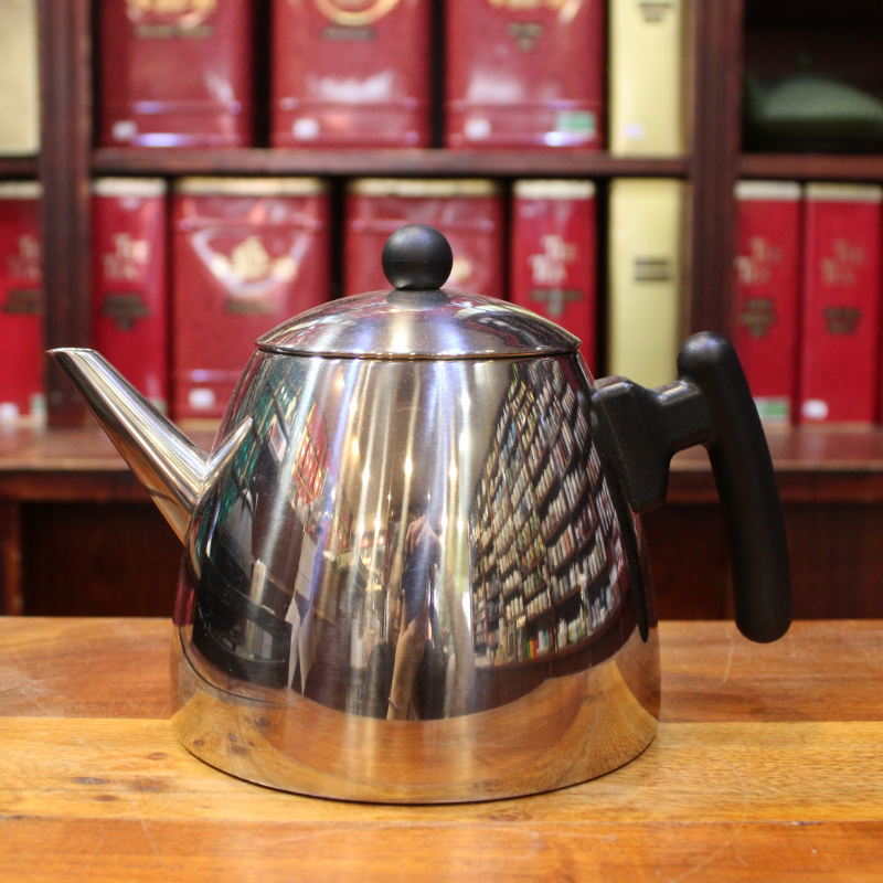 Théière Métal Inox 1,2l - Compagnie Anglaise des Thés