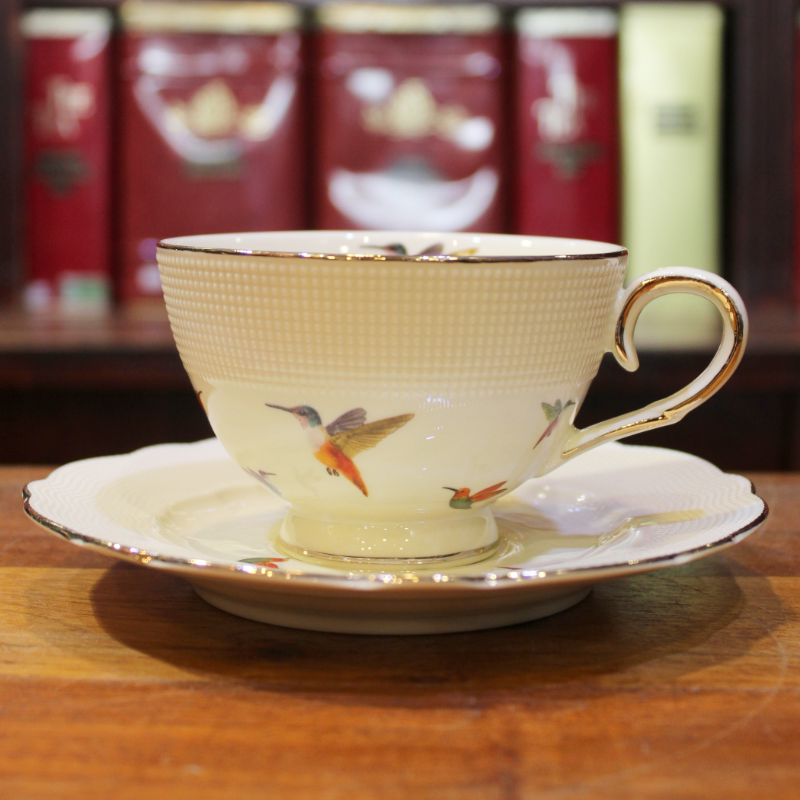 Mug et Soucoupe Cottage Colibri - Compagnie Anglaise des Thés