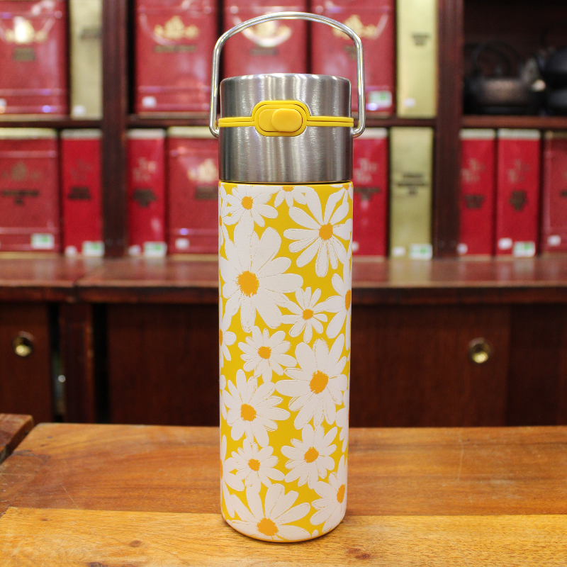 Thermos Marguerite jaune 50cl - Compagnie Anglaise des Thés