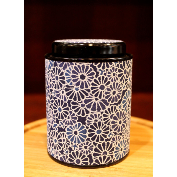 Boîte Japonaise fleurs bleues 80g Boîte Japonaise fleurs bleues 80g