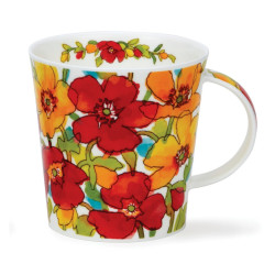 Mug Dunoon Aquarelle Red - Compagnie Anglaise des Thés